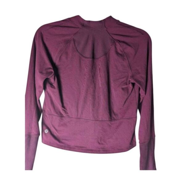 LULULEMON ATHLETICA Its Rulu Long Sleeve 'Dark Adobe' Size 6 - Picture 6 of 8